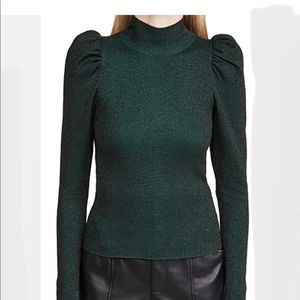 New! ALICE+OLIVIA turtleneck dark teal sweater, small